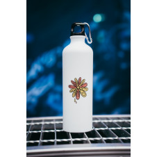 BOTTLE / FLOWERS / WHITE