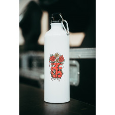 BOTTLE / FLOWERS / WHITE