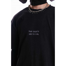 WHAT SHE SAID / DELUXE TEE / DARK GREY